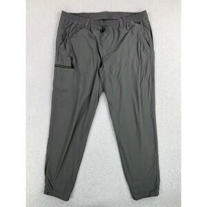 REI Co-op Pants Mens XL Gray Tailmade Joggers Nylon Elastic Waist 216365